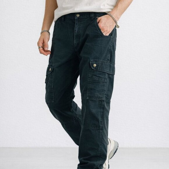 Carhartt Other - Carhartt Rip Stop Cargo Work Pants Size 38x30 Worn Trashed Utility Cotton